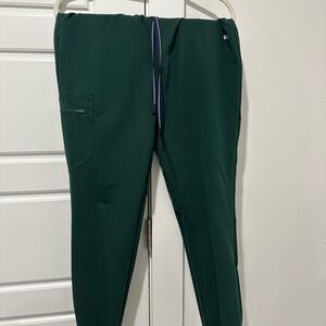 Figs Racing Green Jogger Pants (Medium-Tall)
